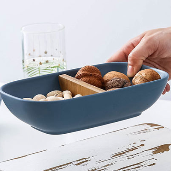 Rectangular Bowl - Bowls, serving bowls, snack serving bowls, section bowls, fancy serving bowls, small serving bowls | Bowls for dining table & home decor