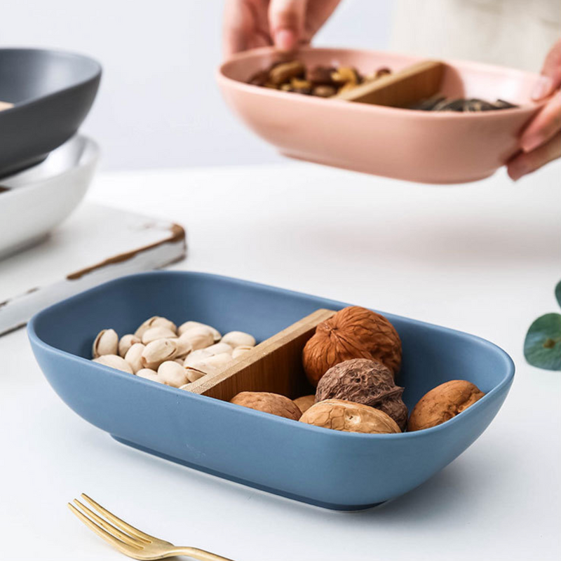 Rectangular Bowl - Bowls, serving bowls, snack serving bowls, section bowls, fancy serving bowls, small serving bowls | Bowls for dining table & home decor