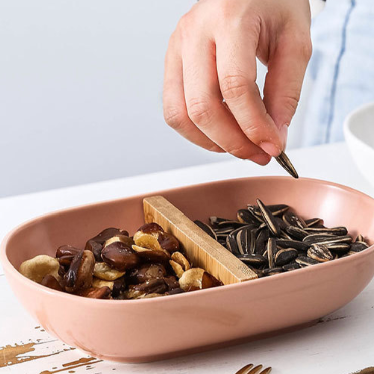 Sectioned bowl - Bowls, serving bowls, snack serving bowls, section bowls, fancy serving bowls, small serving bowls | Bowls for dining table & home decor