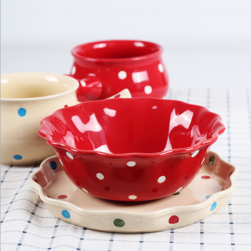 Retro Bowls 600 ml - Bowl, ceramic bowl, serving bowls, noodle bowl, salad bowls, bowl for snacks, large serving bowl | Bowls for dining table & home decor