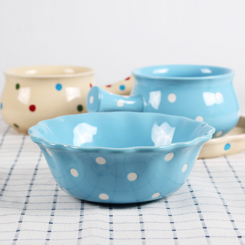 Retro Bowls 600 ml - Bowl, ceramic bowl, serving bowls, noodle bowl, salad bowls, bowl for snacks, large serving bowl | Bowls for dining table & home decor