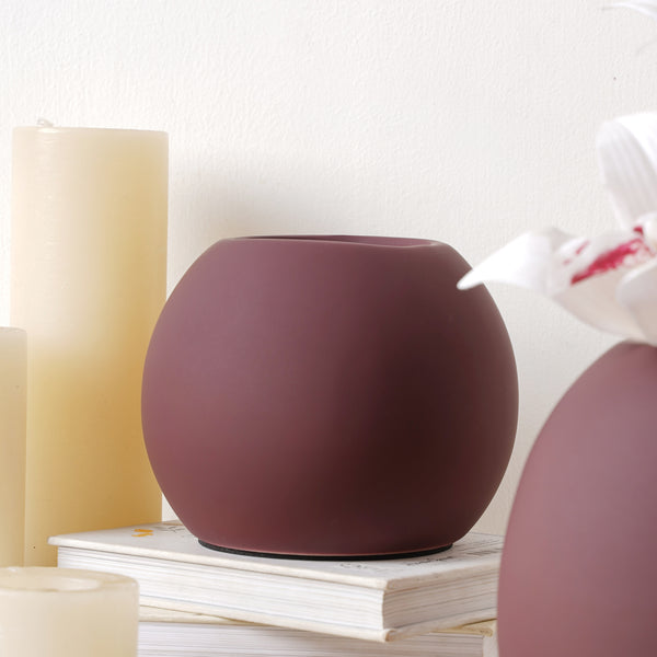 Round Pot - Flower vase for home decor, office and gifting | Home decoration items