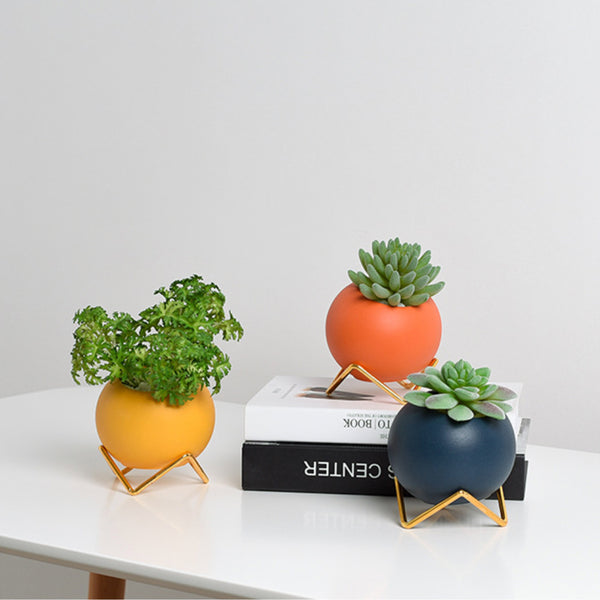 Round Planter - Indoor planters and flower pots | Home decor items