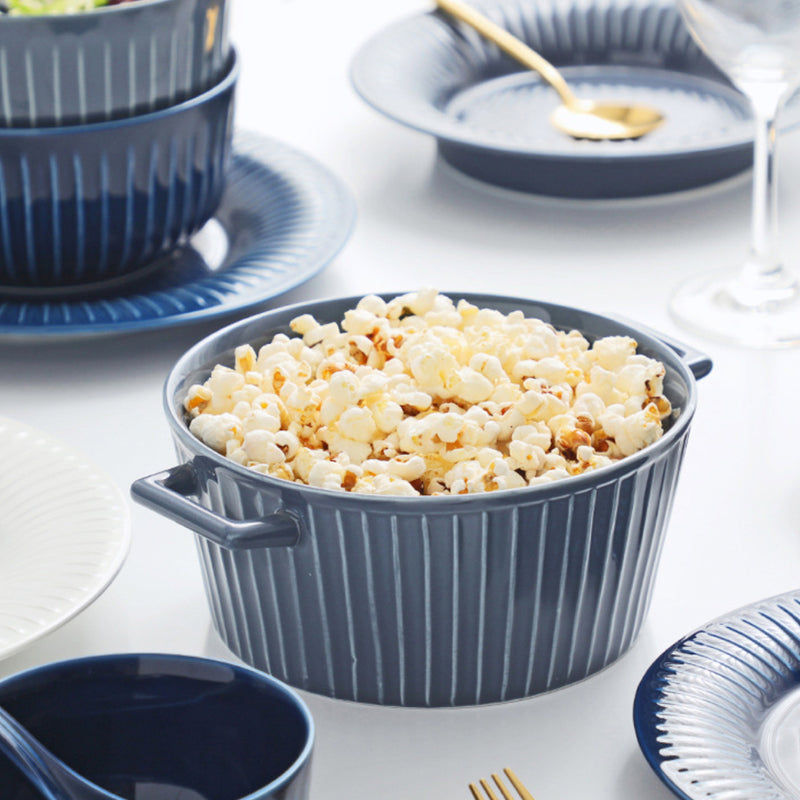 Royal Soup Bowl - Bowl, ceramic bowl, serving bowls, noodle bowl, salad bowls, bowl for snacks, baking bowls, large serving bowl, bowl with handle | Bowls for dining table & home decor