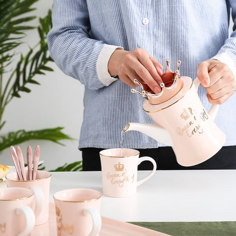 Royal Tea Set - Tea cup set, tea set, teapot set | Tea set for Dining Table & Home Decor