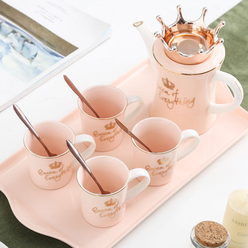 Royal Tea Set - Tea cup set, tea set, teapot set | Tea set for Dining Table & Home Decor