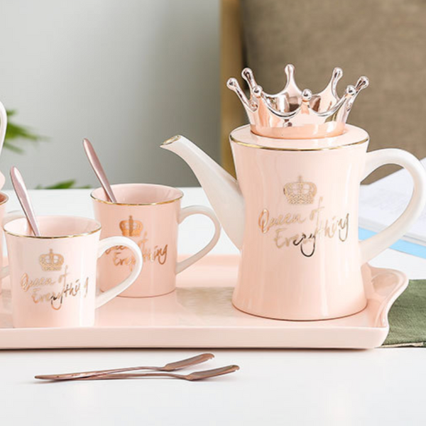 Royal Tea Set - Tea cup set, tea set, teapot set | Tea set for Dining Table & Home Decor