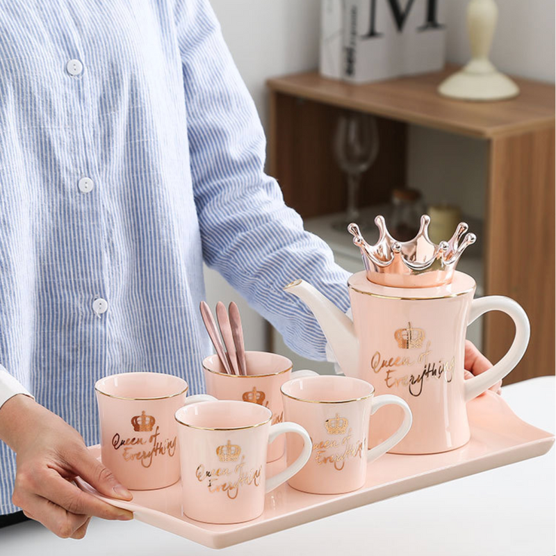 Royal Tea Set - Tea cup set, tea set, teapot set | Tea set for Dining Table & Home Decor
