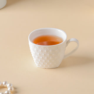 Riona Patterned Teacup White