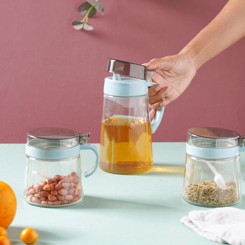 Oil Pot and Jars Set of 3 - Jar