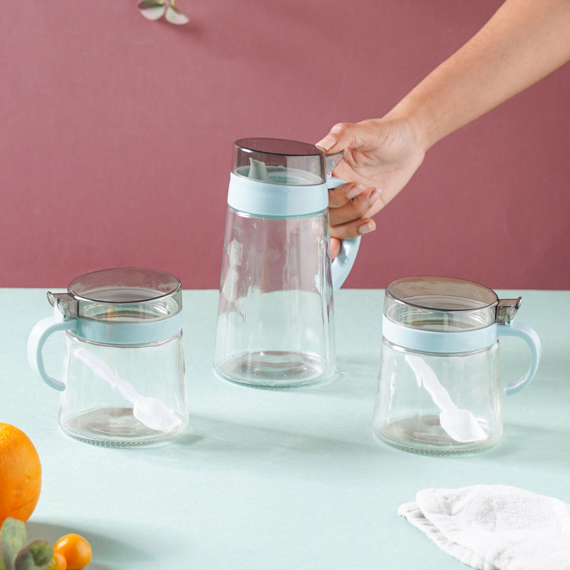 Oil Pot and Jars Set of 3 - Jar