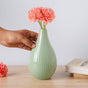 Raindrop Ceramic Vase - Flower vase for home decor, office and gifting | Home decoration items