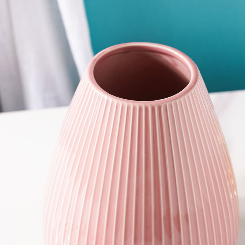 Nordic Ceramic Vase - Flower vase for home decor, office and gifting | Home decoration items