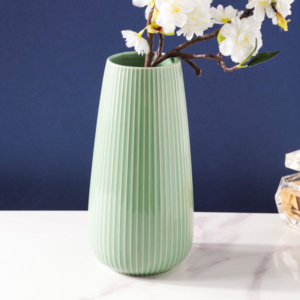 Turquoise Flower Vase