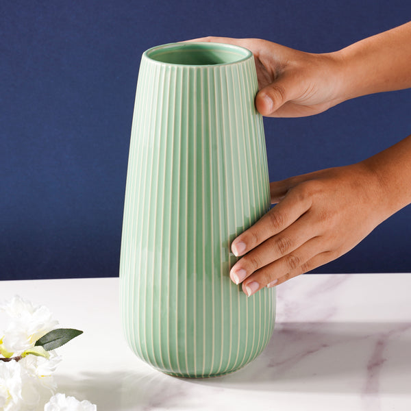 Turquoise Flower Vase