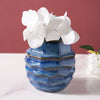 Wave Textured Vase - Flower vase for home decor, office and gifting | Home decoration items