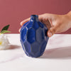 Faux Flora Blue Vase - Flower vase for home decor, office and gifting | Home decoration items