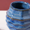 Wave Textured Vase - Flower vase for home decor, office and gifting | Home decoration items