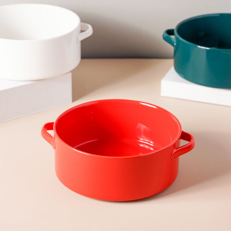 Red Toujours 31 Piece Dinner Set For 6