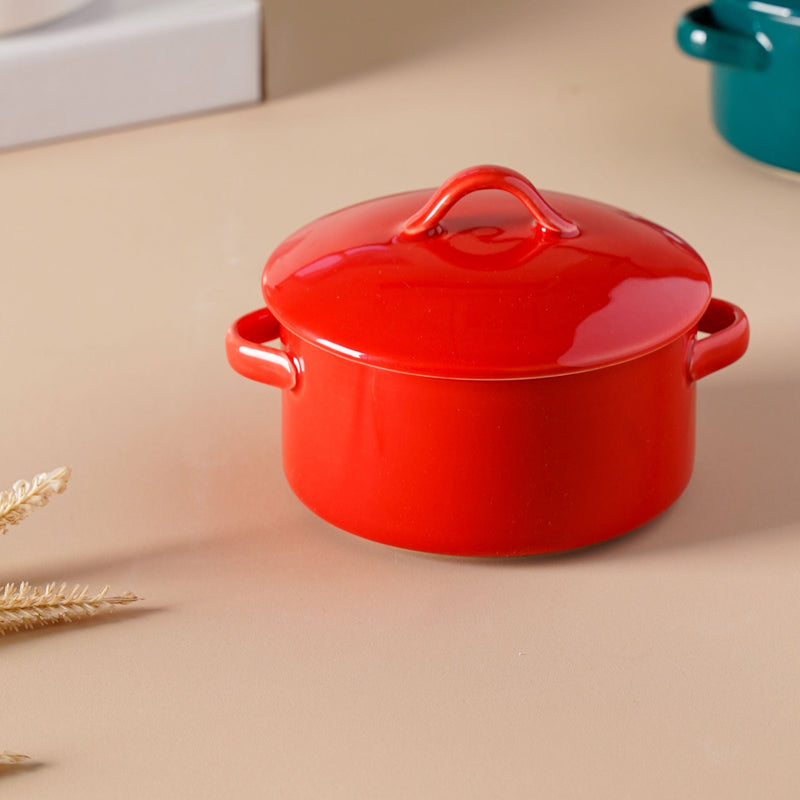Red Toujours 21 Piece Pasta Snack Set For 6