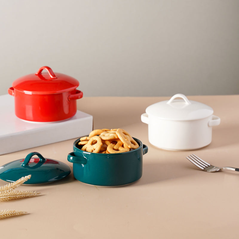 Toujours Dessert Bowl With Lid - Baking Dish