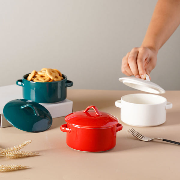 Toujours Dessert Bowl With Lid