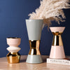 Ornamental Blue Flower Pot - Flower vase for home decor, office and gifting | Home decoration items