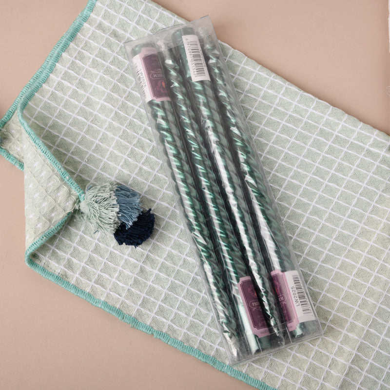 Spiral Taper Candle Set of 4 - Candle | Home decor