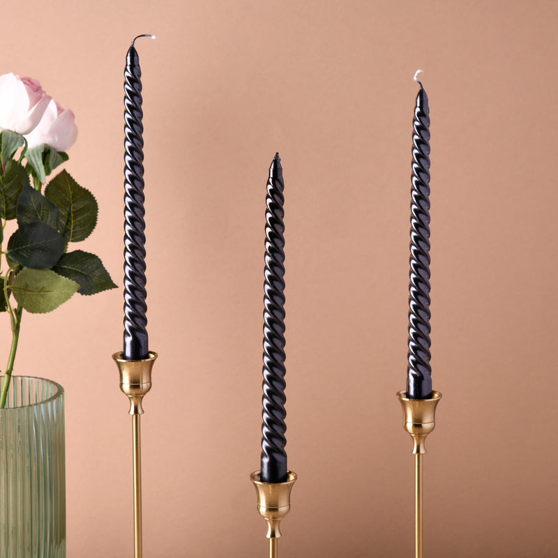 Spiral Taper Candle Set of 4 - Candle | Home decor