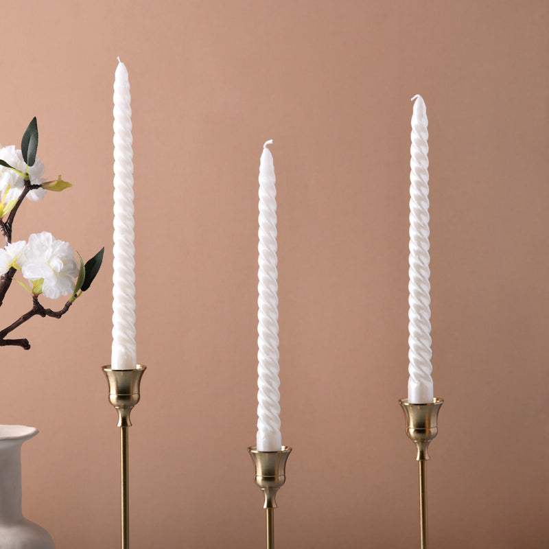 Swirl Candle Set of 4 - Candle | Home decor item