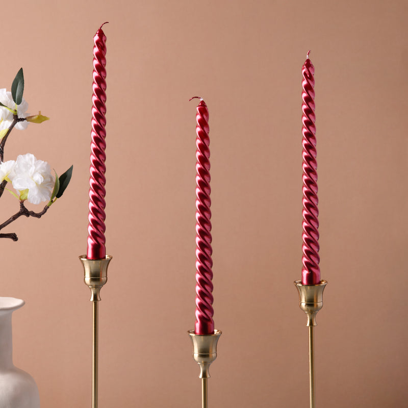 Swirl Candle Set of 4 - Candle | Home decor item