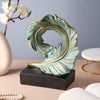 Folded Feather Showpiece - Showpiece | Home decor item | Room decoration item