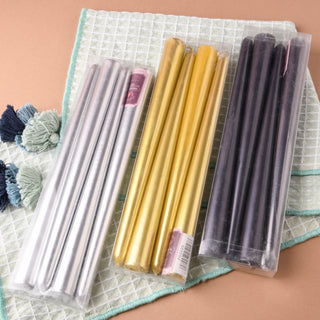 Metallic Candle Set of 4