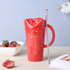 Strawberry Sipper- Mug for coffee, tea mug, cappuccino mug | Cups and Mugs for Coffee Table & Home Decor