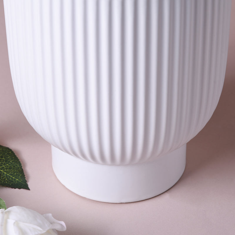 Handmade Ceramic Plant Pot - Flower vase for home decor, office and gifting | Home decoration items
