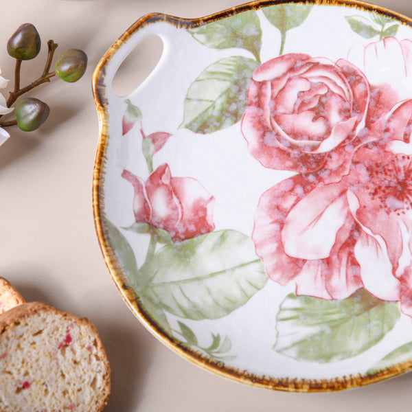 Patterned Baking Plate - Ceramic platter, serving platter, fruit platter | Plates for dining table & home decor