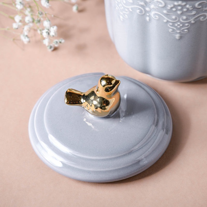 Gray Vintage Spice Jar Set of 3 - Jar