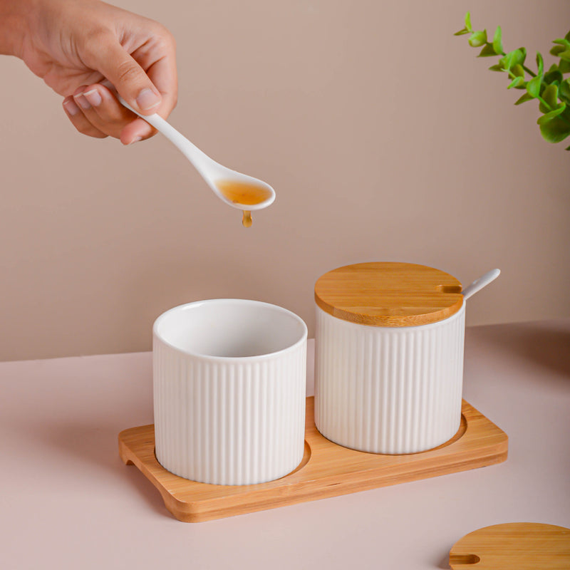 Seasoning Jar Set of 2 with Tray - Jar