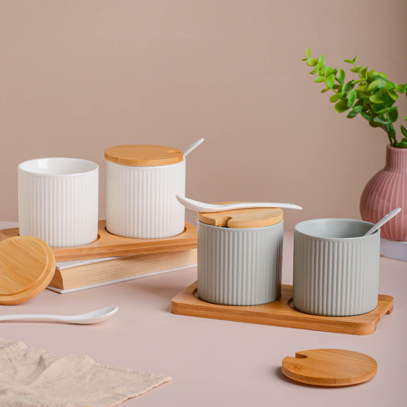 Seasoning Jar Set of 2 with Tray - Jar