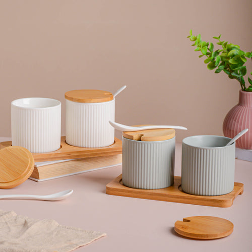 Seasoning Jar Set of 2 with Tray - Jar