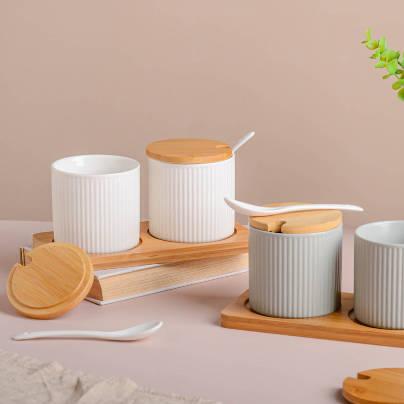 Seasoning Jar Set of 2 with Tray - Jar