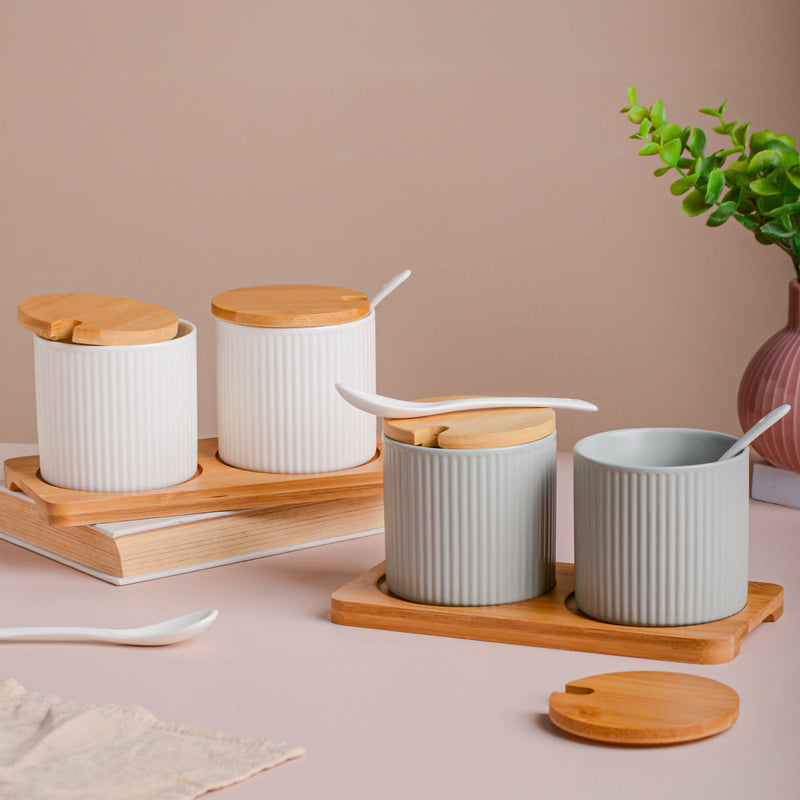 Seasoning Jar Set of 2 with Tray - Jar