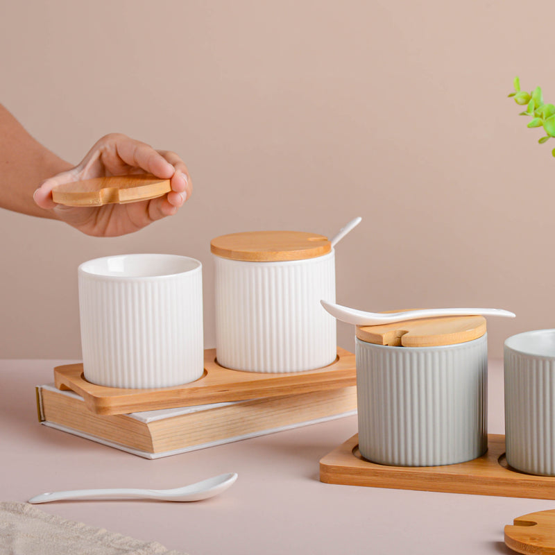 Seasoning Jar Set of 2 with Tray - Jar