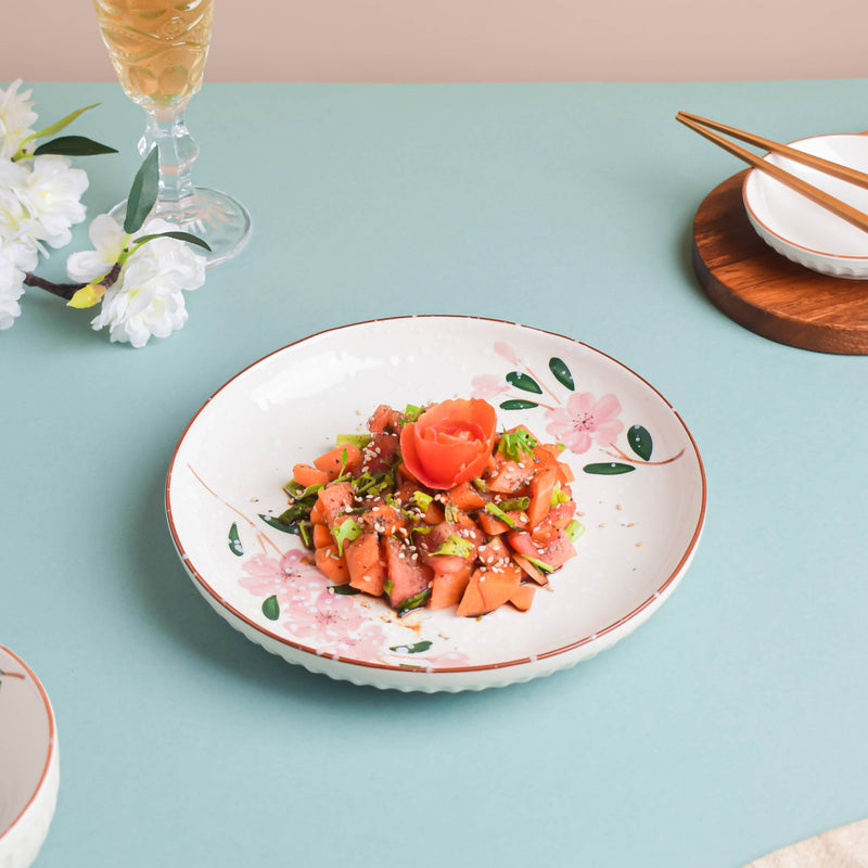 Sakura Snack Plate - Serving plate, snack plate, dessert plate | Plates for dining & home decor