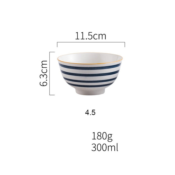 Nitori Ceramic Bowls for Salad 300 ml