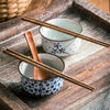 Wooden Chopsticks Set of 4