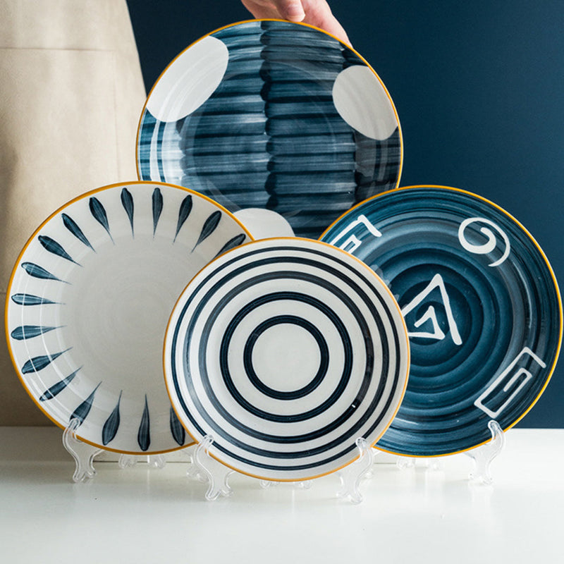 Nitori Ceramic Deep Plate Medium 7inch - Serving plate, snack plate, dessert plate | Plates for dining & home decor