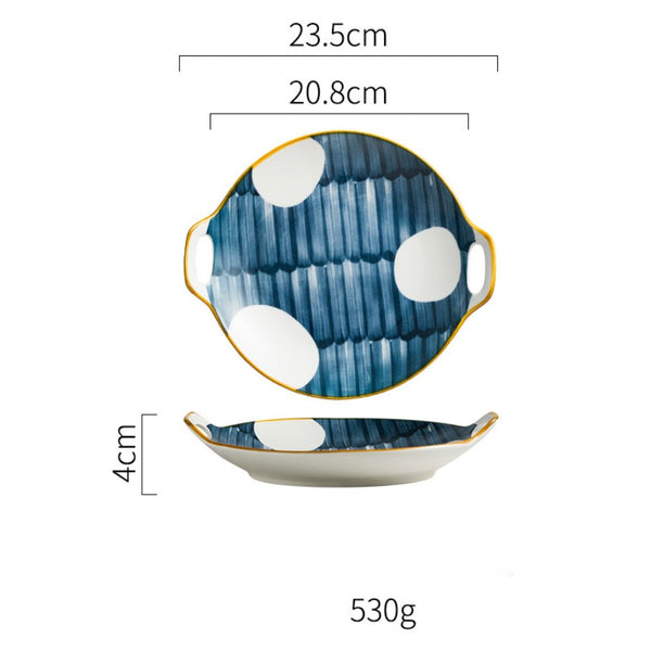 Serving Plate Nitori - Ceramic platter, serving platter, fruit platter | Plates for dining table & home decor