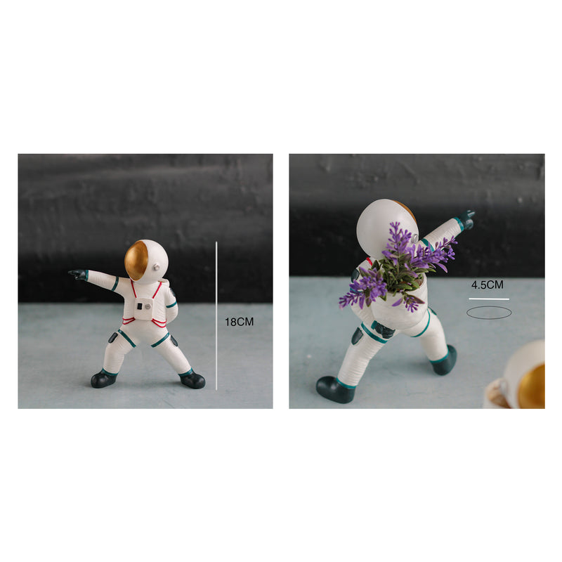Astronaut Planter - Showpiece | Home decor item | Room decoration item