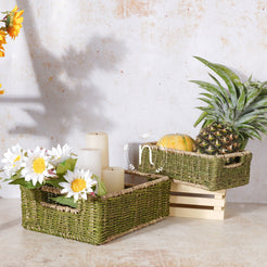 Sabai Grass Baskets Set - Basket | Wicker basket